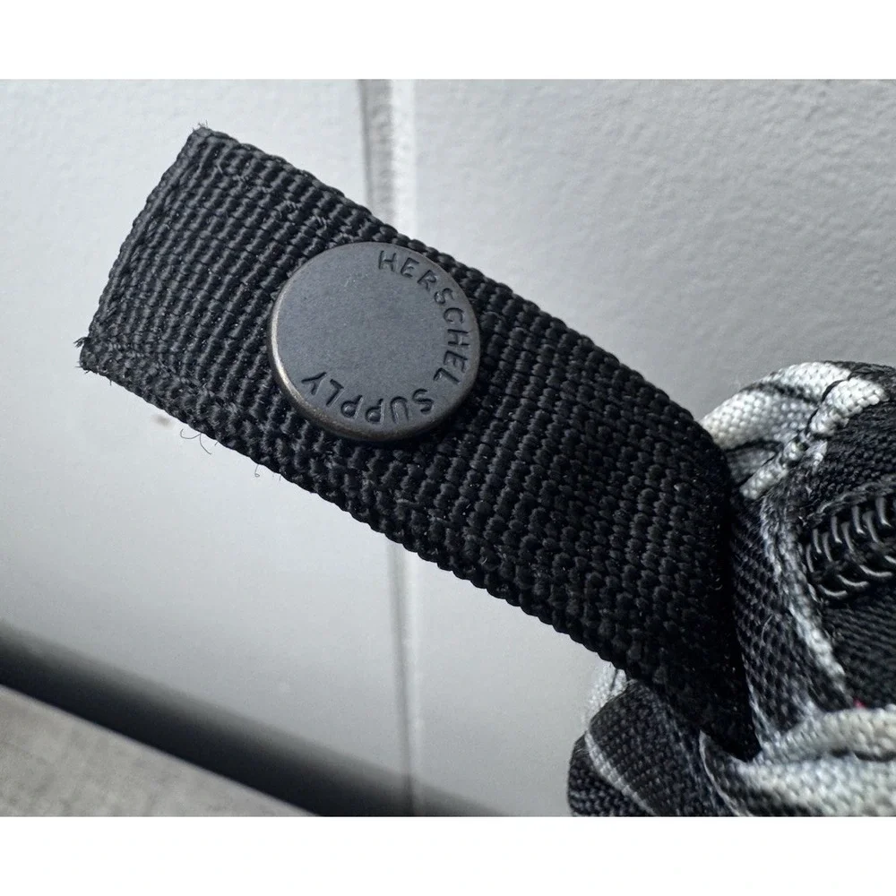 Herschel‎ Supply Company Strand Paint Pour Black Duffle Bag Diaper Gym Travel
